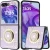 Moto Razr 2025/2024 SPLENDID Diamond Glitter Ornaments Case Good Luck Floral Purple