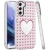 SAM S21 Double layer Design IMD Case Mirror With Hearts