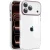 iP18 Pro Max Transparent Clear Hybrid Camera Protection Dark Cherry