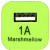 MM Travel Charger Adapter 1A Green (Packed)