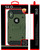 IP X/10/XS MM Silo Rugged Case ARMY GREEN(Tempered Glass Included)
