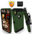 IP X/10/XS MM Silo Rugged Case ARMY GREEN(Tempered Glass Included)
