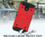 Samsung Galaxy J3(2018)MM Silo Rugged Case Red(Tempered Glass Included)