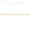 (NEW) BELLA COUTURE ETRUSCAN COLLECTION Fine 14K Solid Yellow Gold Chain Toggle Dangle Drop Accent Bracelet