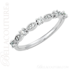 (NEW) BELLA COUTURE SOSA Fine Gorgeous Diamond 14K White Gold Stackable Ring (1/5 CT. TW.)