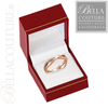 (NEW) BELLA COUTURE BALIENNA Fine Gorgeous Diamond Rose Gold Open Woven Eternity Ring (1/5 CT. TW.)