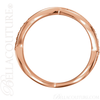 (NEW) BELLA COUTURE BALIENNA Fine Gorgeous Diamond Rose Gold Open Woven Eternity Ring (1/5 CT. TW.)