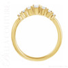 (NEW) ZARAA ART DECO Diamond Baguette 14K Yellow Gold Ring Band (.75 CT. TW.)