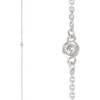 (NEW) BELLA COUTURE DALAINA DIAMOND 14K WHITE GOLD NECKLACE 18"