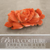 SOLD! - (ANTIQUE) Rare French Victorian Carved Coral Flowers & Roses Flower Miniature Brooch Pin