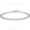 (NEW) BELLA COUTURE BELLAIGE Gorgeous 2 CTW Diamond 14k White Gold Tennis Bracelet