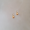 SOLD! - (ANTIQUE) Gorgeous Victorian Rare 18K Rose Gold Drop Lever Back Earrings c. 1838