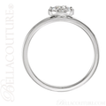 (NEW) BELLA COUTURE COCO Fine Gorgeous Diamond PLATINUM Ring (1/4 CT. TW.)