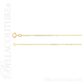 (NEW) BELLA COUTURE GORGEOUS FINE AQUAMARINE DIAMOND 14K YELLOW GOLD PENDANT NECKLACE (18" Inches)