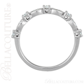 (NEW) BELLA COUTURE SOSA Fine Gorgeous Diamond 14K White Gold Stackable Ring (1/5 CT. TW.)