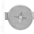 (NEW) BELLA COUTURE® MEN'S COLIN Fine Diamond 14K White Gold CUFFLINKS I CUFF LINKS