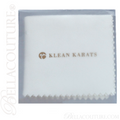 BELLA COUTURE® KLEAN KARATS™ Fine Jewelry Cleaner Single Plush Polishing Cloth (Treated)