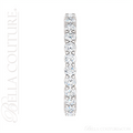 (NEW) BELLA COUTURE La NORA Fine Diamond Prong Set PLATINUM™ Eternity Ring Band (1 CT. TW.)