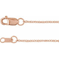 (NEW) BELLA COUTURE Victoriana Sideways Cross Fine Turquoise Cabochon 14K Rose Gold Charm Bracelet (7.5", 7", 6.5" Adjustable Length)