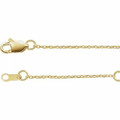 (NEW) BELLA COUTURE Solaria Solitaire Fine Diamond 14K Yellow Gold Dangle Drop Pendant Chain Necklace (18", 16", Adjustable Length)