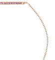 (NEW) BELLA COUTURE® BRIANNA NATURAL PINK SAPPHIRE 1/3 CT 14K ROSE GOLD BRACELET (8" / 7.5" / 7" Adjustable)