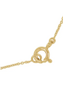 (NEW) BELLA COUTURE® DEMURE DIAMOND HEART 14K YELLOW GOLD BRACELET (7"/ 6.5" / 6" Adjustable)