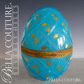 SALE PENDING - ANTIQUE Rarest Pristine Huge Palais Royal 1850 French Opaline Glass Diamond Faceted Gilt Ormolu Biscuit Jar Egg Box... Finest!