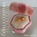 SOLD! - (ANTIQUE) Rare Georgian Victorian Gorgeous Petite Coral Carved Rose Flower Dainty White Seed Pearl 14K Yellow Gold Necklace Charm Pendant - Fine Jewelry (One of a Kind)