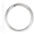 (NEW) BELLA COUTURE VIOLA Fine Elegant Organic Woven 14K White Gold Ring
