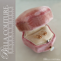 SOLD! - (ANTIQUE) Gorgeous Victorian Rare Dainty & Petite 18K Rose Gold Floral Flower Beaded Diamond Cluster Earrings c. 1838