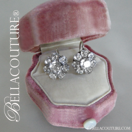 Sale Pending Antique Rare Gorgeous Victorian Cushion Cut Rose