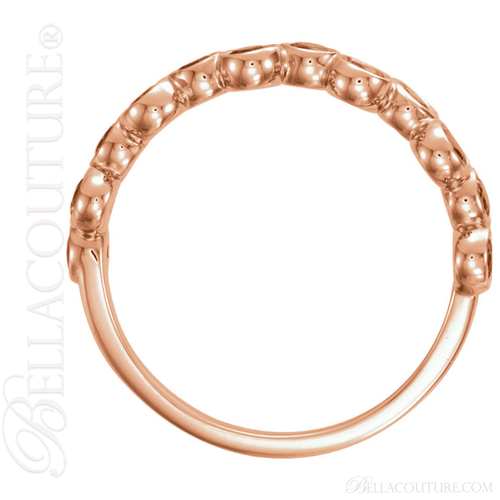 (NEW) BELLA COUTURE ® CASCADE  Fine Tourmaline 14K Rose Gold Ring