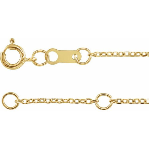 (NEW) BELLA COUTURE JULIANNA Scrolling 1/3 CT 3 Diamond 14K Yellow Gold Pendant Chain Necklace 18"