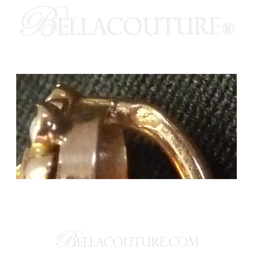SOLD! (ANTIQUE) Rare EXQUISITE French Victorian 18K 18Ct Solid Yellow Gold Cushion Cut Ruby & Cultured Pearl Gemstone Earrings Circa 1700s - 1840s Fine Jewelry