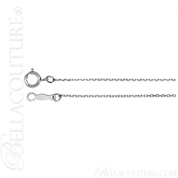 (NEW) BELLA COUTURE OLIVIA FINE GORGEOUS DIAMOND STERLING SILVER SCROLL SCROLLING KEY PENDANT NECKLACE (18" Inches)
