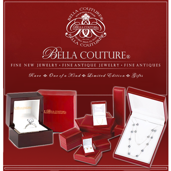(NEW) BELLA COUTURE OLIVVIA Fine Open Work Fancy Filigree Beaded 14K White Gold Ring Band