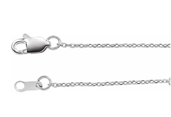 (NEW) BELLA COUTURE® MADISON NATURAL DIAMOND 1/7 CT CULTURED WHITE FRESHWATER PEARL PLATINUM PENDANT NECKLACE (18"-16" Adjustable)