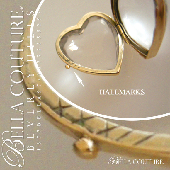 SOLD! - (ANTIQUE) Rare Gorgeous Antique Georgian Victorian 14K Gold Puffy Heart Rock Crystal Locket Pendant Charm Circa 1833 - 1840 (Pools Of Light)