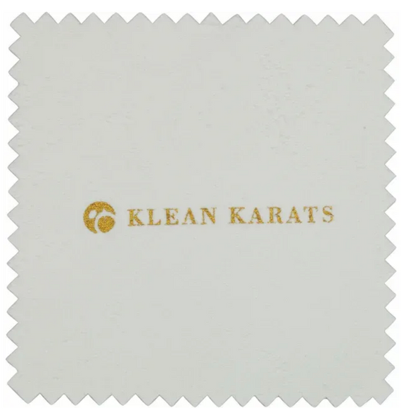 BELLA COUTURE® KLEAN KARATS™ Fine Jewelry Cleaner Single Mini Plush Polishing Cloth