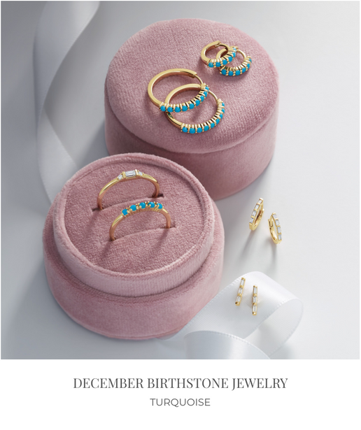 (NEW) BELLA COUTURE® 20MM JANE PAVE AAA+ NATURAL SLEEPING BEAUTY TURQUOISE 14K YELLOW GOLD HUGGIE HOOP EARRINGS