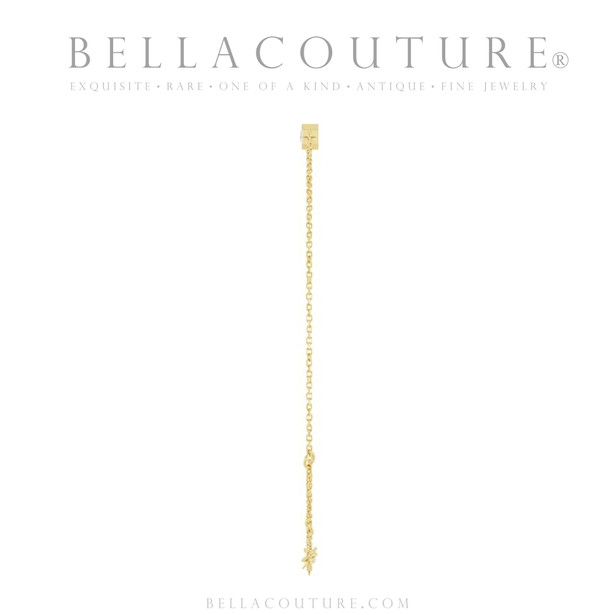 (NEW) BELLA COUTURE® EDEN EMERALD CUT NATURAL DIAMOND 1/3 CT 14K YELLOW GOLD BRACELET (7.5" - 7" - 6.5" Adjustable)
