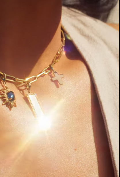 (NEW) BELLA COUTURE® BRIELL 14K White Gold Engravable 1/3 CTW Natural Diamond Rectangle Tag Charm Pendant (14 Letter Limit) (Personalize & Engravable)