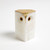 The Ancient Egyptians were the first known civilization to revere alabaster for its translucency and beauty. The mineral is not a hard stone and lends itself perfectly to intricate carving. Our Alabaster Owls are made by a family who has been working in alabaster for centuries. Featuring glass eyes and gold leaf detailing on the top and back of the owls. As alabaster is a natural product, please be aware that there will always be variations in veining and color. This is to be expected and makes every alabaster product uniquely your own.