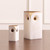 The Ancient Egyptians were the first known civilization to revere alabaster for its translucency and beauty. The mineral is not a hard stone and lends itself perfectly to intricate carving. Our Alabaster Owls are made by a family who has been working in alabaster for centuries. Featuring glass eyes and gold leaf detailing on the top and back of the owls. As alabaster is a natural product, please be aware that there will always be variations in veining and color. This is to be expected and makes every alabaster product uniquely your own.