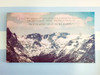 Beautiful canvas artwork. This Plath quote is awesome on its own, but in combination with the gorgeous Rocky Mountains this piece is sure to make any space alive. 