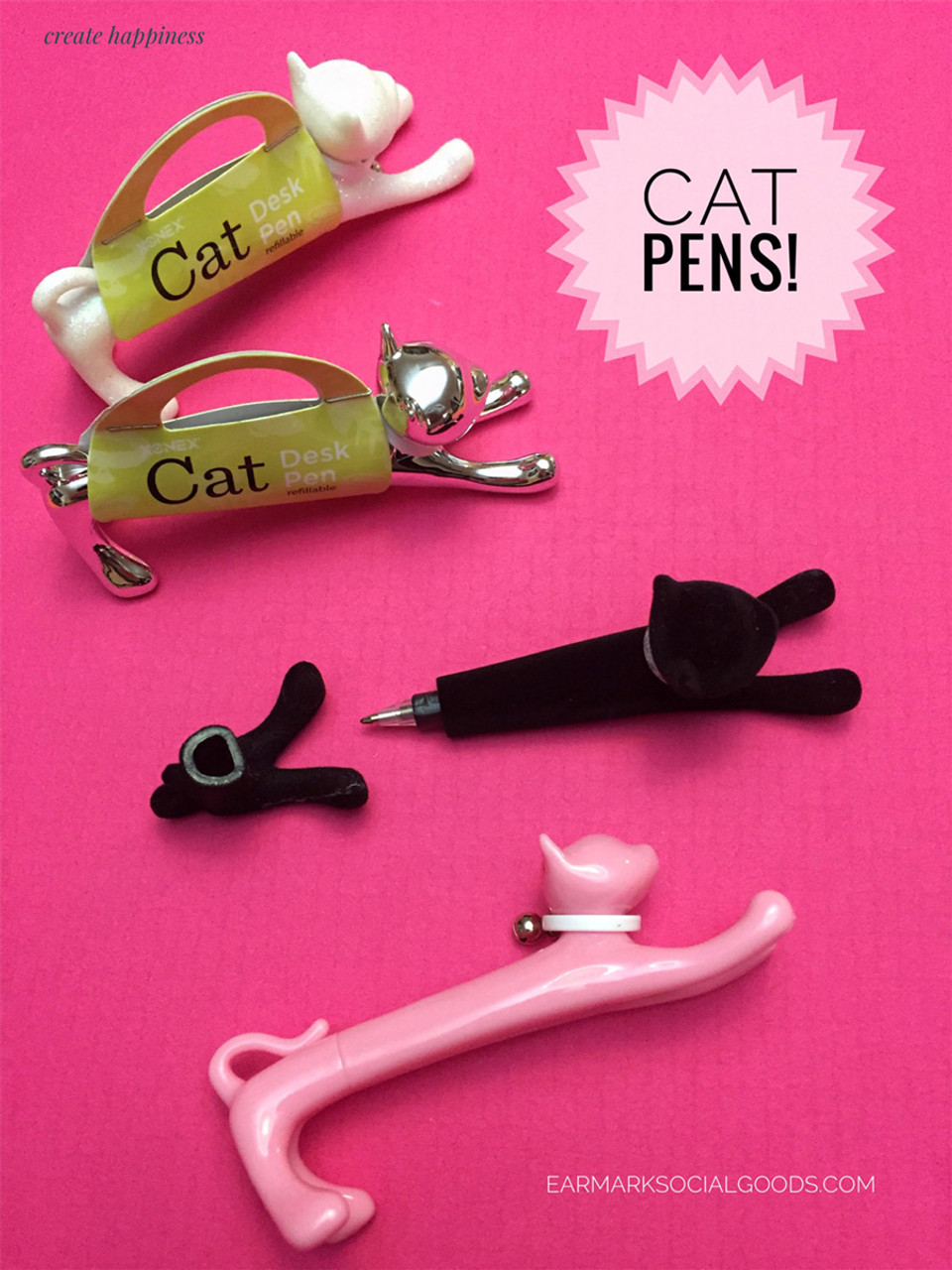 CAT Pens, meow! by Earmark Social Goods Inc.