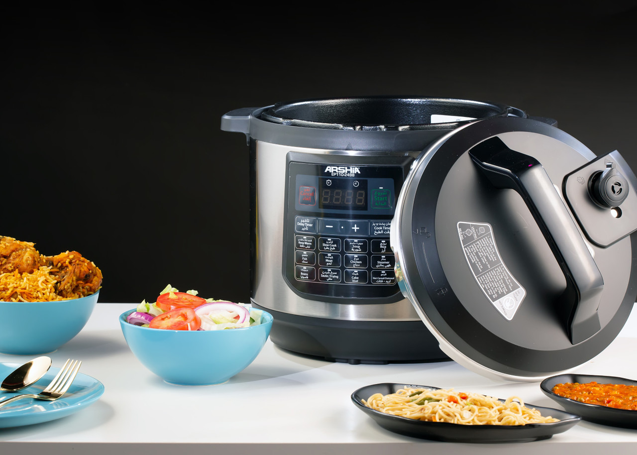 Arshia Digital Pressure Cooker with Double Pot 6L