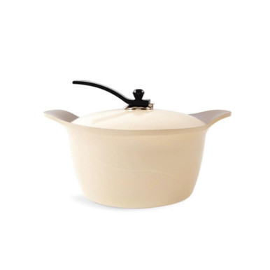 Arshia Ceramic Coated Casserole 20cm Cream