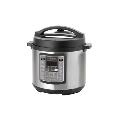 Arshia stainless Steel Digital Pressure Cooker 6L