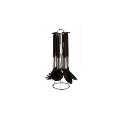 Arshia Utensil Set 7pc Black